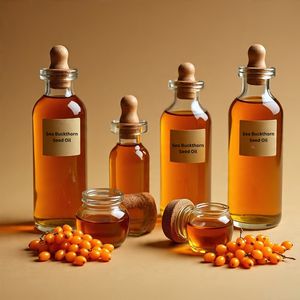 Huiles naturelles d'Inde Natures Natural Huile de support de graines d'argousier |   100% pur pressé à froid |   Certifié GMP |   Soutien immunitaire |   Naturel - Product Image 1