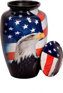 Urnes funéraires/funéraires pour adultes en aluminium de la plus haute qualité, solides et durables, de style américain. - Product Image 5