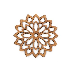 Sous-verre rond en bois, design moderne, taille personnalisée, pour tasses et verres, idéal pour hôtels et bureaux. - Product Image 5