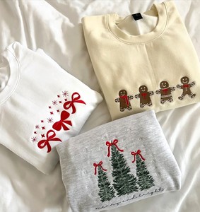 เสื้อสเวตเชิ้ตคอกลมปักลายผ้าฝ้าย 300GSM สำหรับฤดูใบไม้ร่วงและฤดูหนาว คุณภาพสูง รับผลิตตามสั่ง ขายส่ง - Product Image 2