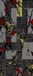 Modern <b>Fur</b> Turkish Carpet High Quality Jacquard Woven Machine Made Stain Resistant Medium Pile Reversible Abstract Pattern - Product Image 2