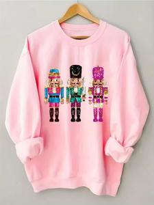 Sudaderas de cuello redondo con estampado de sublimación 3D, ropa de calle transpirable de diseño elegante para mujer, sudaderas de punto de algodón orgánico 100% - Product Image 6