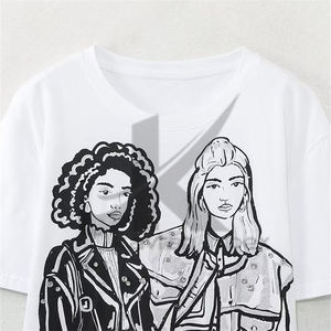 Camisetas bordadas personalizables para mujer-Tela de alta calidad con diseños de bordado personalizados, ideal para ropa informal - Product Image 6