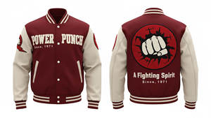 แจ็คเก็ตพรีเมียมแบบ Letterman Varsity สำหรับฤดูหนาว ทำจากผ้าขนสัตว์ คอตั้ง ปักโลโก้ด้านหน้า สไตล์โรงเรียนคลาสสิก ทนทาน กันน้ำ - Product Image 5