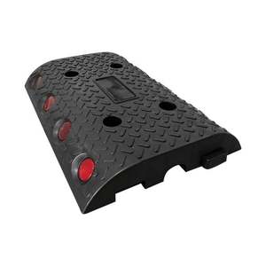 5.5m Recycled Rubber <b>Roadway</b> <b>Safety</b> Speed Hump Set with Lid - Product Image 5
