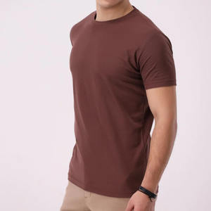 Camiseta de verano para hombre de alta calidad Premium Casual cuello redondo manga corta poliéster 100% Formal de punto de alta calidad cómodo - Product Image 3