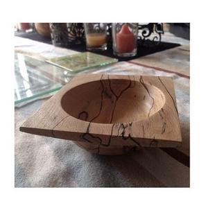 Cuenco de sopa de madera de acacia natural interior de la mejor calidad con agarre de mano, cuenco para servir ensaladas al por mayor con productos de alta calidad - Product Image 1