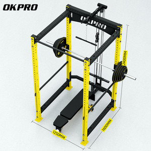 Haltérophilie Musculation Multifonctionnel Power Cages Squat Rack avec J Hook Pull-Up Bar et Dip Station - Product Image 4