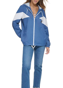 Chaqueta Deportiva de Poliéster para Mujer, Personalizada, de Dos Tonos, Cortavientos, Impermeable, Venta Caliente - Product Image 4