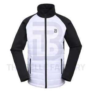 2025 Custom Made Men's Puffer Jacket High Quality Canvas Wholesale Price with Custom Logo - Product Image 1