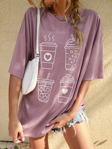 Camisetas de mujer de alta calidad de verano 2025, venta al por mayor, logotipo personalizado impreso, algodón, poliéster, seda, cultivo teñido liso, Media manga para niñas - Product Image 3