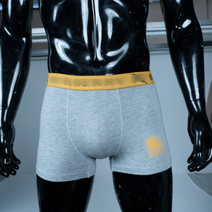 OEM ODM Men's <b>Boxer</b> Briefs | <b>Custom</b> Logo Cotton Spandex Underwear | Everyday Comfort Fit - Product Image 5