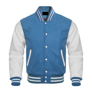 Trendy OEM Varsity Jacket for Men's Breathable Chenille Embroidery Leather Sleeves Custom CollegeBaseballjacket for men - Product Image 1