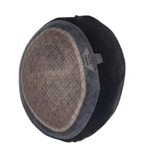 Perruque toupet Miraje Model Taz Hair BD en cheveux humains Remy indiens avec base en dentelle et en PU, ondulations profondes et ondulations naturelles - Product Image 2