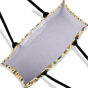 Sac fourre-tout écologique en toile 100% naturelle avec bande de sangle poignée rembourrée impression personnalisée à prix abordable - Product Image 5