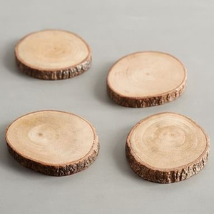 Wooden coaster Wood Circle Cup for Home Kitchen Wedding Parties <b>Beer</b> Shop School Office Hotels Restaurants - Product Image 4