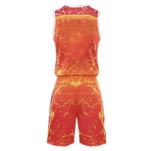 Pantalones cortos de baloncesto de verano de poliéster 100% de alta calidad, el mejor uniforme Bsci impreso de Material fabricado para un rendimiento óptimo - Product Image 3