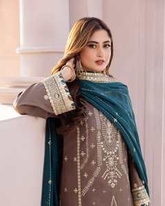 Salwar Kameez afgano tradicional personalizado del fabricante para adultos mujeres Ropa Étnica de algodón de seda 571 piezas a la venta - Product Image 6