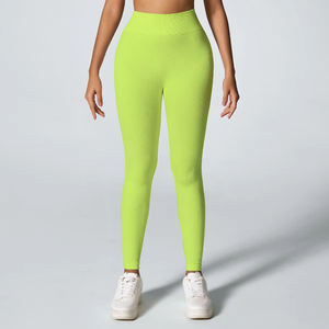 Nueva llegada precio al por mayor levantamiento de glúteos cintura alta entrenamiento deportes Fitness mujeres Yoga Leggings hechos por Hager Impex - Product Image 2