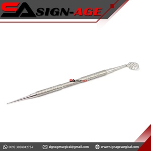 Herramienta removedora de espinillas de acero inoxidable con aguja utilizada para limpieza de nariz y etiqueta de eliminación de espinillas por nombre de la empresa - Product Image 4