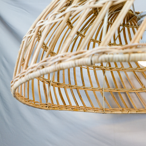 Lámpara colgante de bambú inspirada en la naturaleza, nuevo diseño, habitación del hogar, carcasa decorativa de ratán, candelabros y luces colgantes - Product Image 5