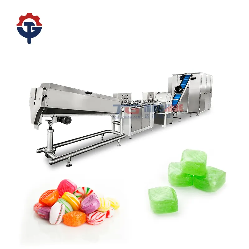 大容量ハードキャンディー製造機異なる形状のロリポップタフィーキャンディー成形機メーカー