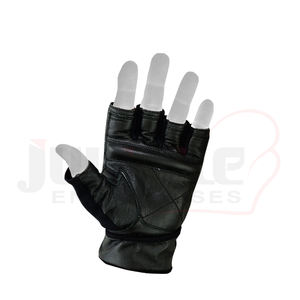 Guantes de Piel de Alta Calidad Transpirables de Medio Dedo para Levantamiento de Pesas Profesional, Guantes Deportivos Unisex para Gimnasio y Entrenamiento - Product Image 3