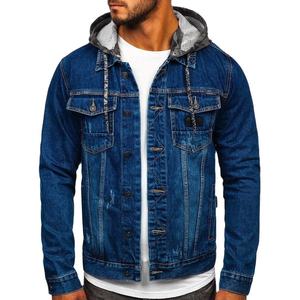 Chaqueta vaquera de hombre estilo urbano con costuras resistentes, ajuste cómodo y tela de larga duración. - Product Image 1