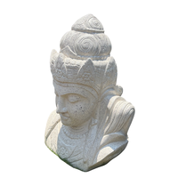 Statue de Bouddha en Terrazzo Faite à la Main de Haute Qualité, Style Prestige Moderne, Surface Lisse, Utilisation Intérieure/Extérieure, Église, Villa