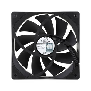 Pendingin prosesor <span class=keywords><strong>CPU</strong></span> untuk Thermalright TL-C12C hitam 12cm <span class=keywords><strong>Gaming</strong></span> udara level pemula konektor PWM seri kipas tekanan PC - Product Image 3