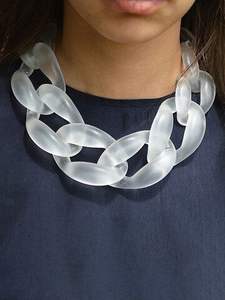 Collar de resina de moda india hecho a mano de la mejor calidad para damas y niñas Promoción de joyería con símbolo cristiano natural exclusivo - Product Image 3