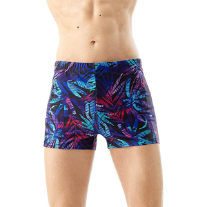 Top qualité Polyester Spandex tissu séchage rapide respirant maillot de bain été natation Boxer DDP expédition - Product Image 1