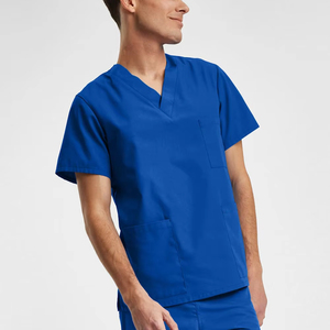 Últimos uniformes médicos de hospital de verano lavables elásticos para hombres conjuntos médicos para el hospital - Product Image 1