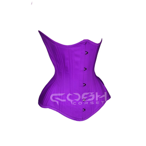 Fashion Wear Red Cotton Corset for Waist Training Body Shaping Shapewear With <b>Tight</b> Back Laced Up - Product Image 3