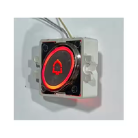 Panneau de commande d'ascenseur durable en acier inoxydable avec affichage numérique LED et accessibilité Braille pour hôpitaux, hôtels et appartements