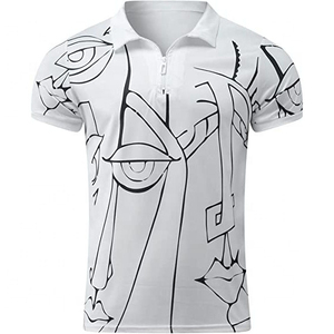 Polos de media cremallera informales para hombre, venta al por mayor, polos ligeros de media cremallera de nuevo diseño de alta calidad - Product Image 1