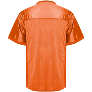 Top qualité 100% Polyester col en v maille brillant vêtements de sport T-shirt uni teint jeunesse Clubwear formation hommes chemises t-shirts décontractés - Product Image 3