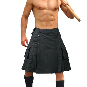 Kilt utilitaire écossais des Highlands en gros, kilts traditionnels des Highlands pour hommes, accessoires pour instruments de musique - Product Image 1
