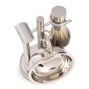 มีดโกนหนวดสแตนเลสอย่างดี สำหรับโกนหนวดแบบเปียก ใช้ได้ทั้งใบหน้าและร่างกาย ด้ามจับโลหะแข็งแรง ผลิตด้วยมือ ใบมีดเดี่ยว - Product Image 6