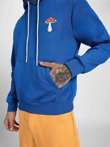 โลโก้การพิมพ์แบบกําหนดเองเสื้อฮู้ดของคุณเองโลโก้ของคุณว่างเปล่า streetwear เสื้อฮู้ดการฝึกอบรมจ๊อกกิ้งเสื้อฮู้ดพิมพ์ลายสําหรับผู้ชาย - Product Image 5