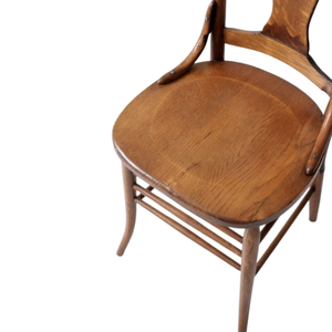 Silla de Comedor Tradicional de Madera Maciza con Asiento Tapizado, Diseño Antiguo, Muebles para el Hogar de Interior - Product Image 5