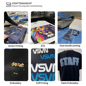 Camisetas de algodón de peso pesado de gran tamaño en blanco personalizadas, camisetas de hombre con cuello redondo de costilla Lisa para verano, camiseta de lujo para hombres - Product Image 6