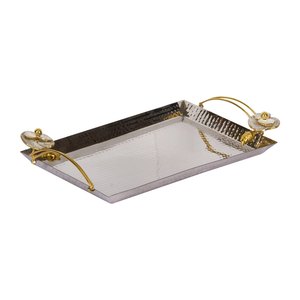 Bandeja de Servicio de Metal para Vajilla, Acabado Personalizado, Diseño Elegante, Bandeja de Servicio de Metal a Precio de Mayoreo - Product Image 5