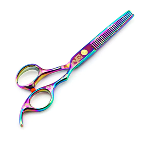 Ensemble de ciseaux de cheveux pour gaucher Coiffeur Barber Haircut 9CR Acier inoxydable Salon 2024 Ciseaux de coiffeur pour la beauté - Product Image 4