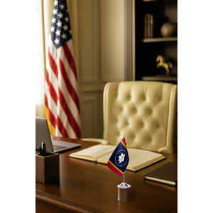 Drapeaux/bannières de bureau personnalisés imprimés numériquement avec l'image du Mississippi, en tissu/coton/polyester, 3x5 pieds - Product Image 2