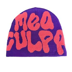 Fabricant de bonnets personnalisés | Bonnet en tricot jacquard sur tout | Y2K Streetwear Winter Fashion - Product Image 6