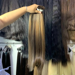 Hot Piano prix de gros usine 2025 extensions de cheveux humains droites qualité supérieure brut vietnamien - Product Image 1