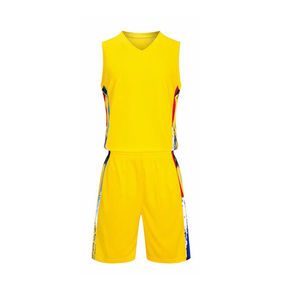 Uniforme de basket-ball sans manches Offre Spéciale Concevez votre propre avec le meilleur tissu tricoté Uniformes de basket-ball respirants personnalisés - Product Image 1