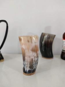 Verre à boire viking en corne de buffle fait à la main, style médiéval - Product Image 2