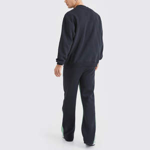 Survêtements évasés en tissu 100% coton pour hommes en plusieurs couleurs OEM Custom Made Logo Design Men Flare Tracksuits à bas prix - Product Image 2